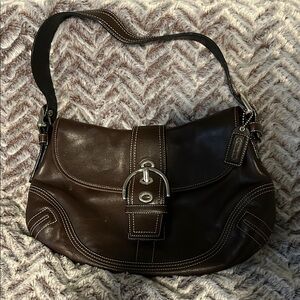 Brown Leather Shoulder Bag
13x8x3